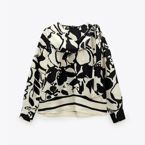 NWT Zara Printed Chain Shirt